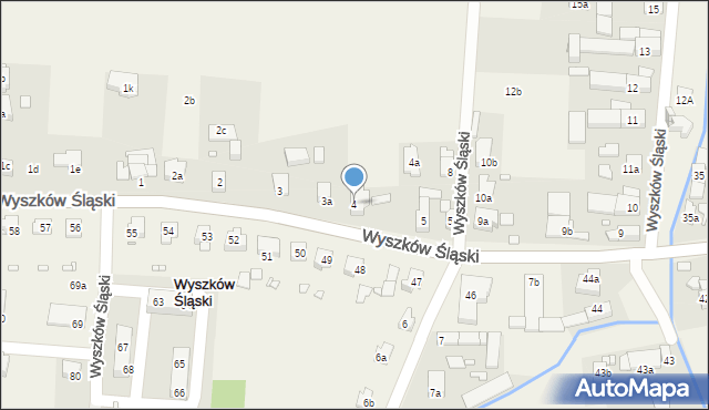 Wyszków Śląski, Wyszków Śląski, 4, mapa Wyszków Śląski