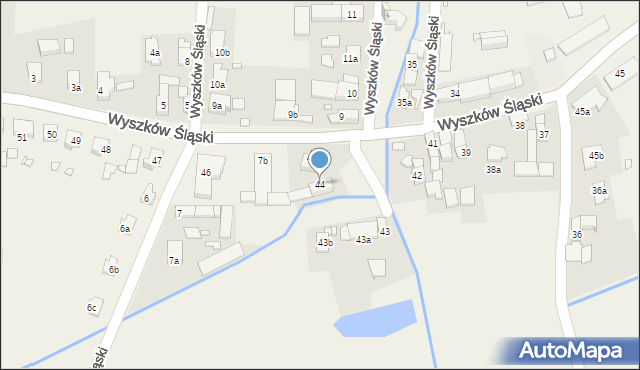 Wyszków Śląski, Wyszków Śląski, 44, mapa Wyszków Śląski
