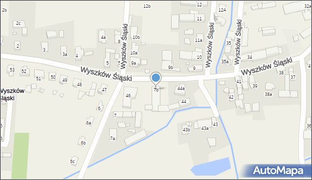 Wyszków Śląski, Wyszków Śląski, 7b, mapa Wyszków Śląski