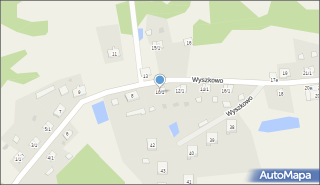 Wyszkowo, Wyszkowo, 10/1, mapa Wyszkowo