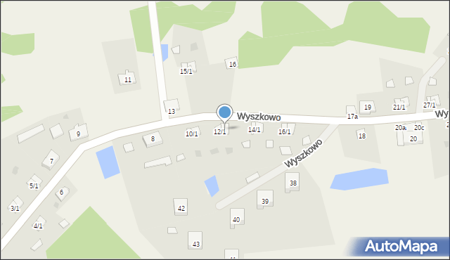 Wyszkowo, Wyszkowo, 12/2, mapa Wyszkowo