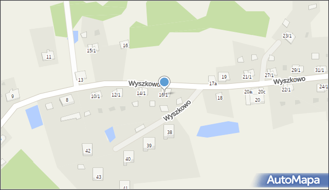 Wyszkowo, Wyszkowo, 16/1, mapa Wyszkowo