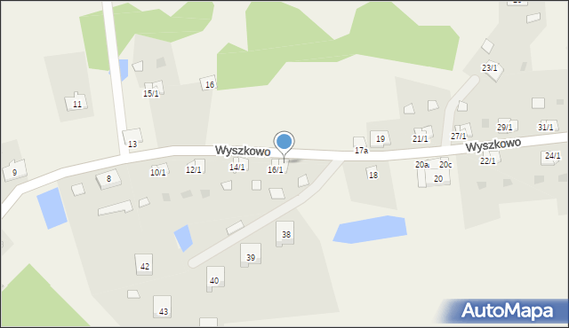 Wyszkowo, Wyszkowo, 16/2, mapa Wyszkowo