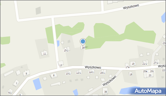 Wyszkowo, Wyszkowo, 16, mapa Wyszkowo