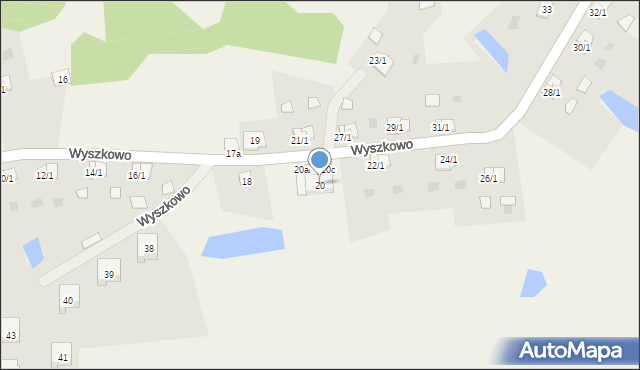 Wyszkowo, Wyszkowo, 20, mapa Wyszkowo
