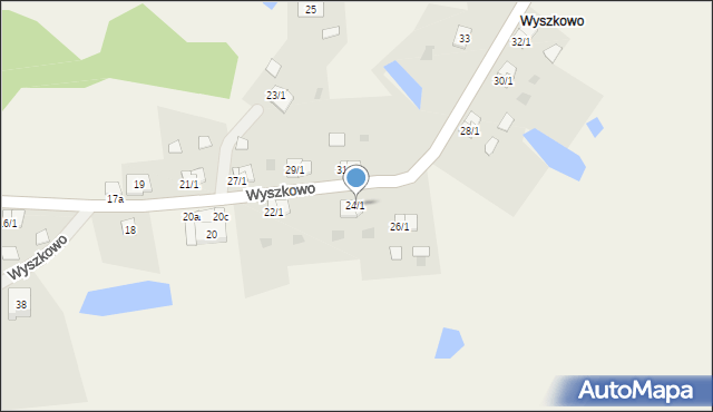 Wyszkowo, Wyszkowo, 24/1, mapa Wyszkowo