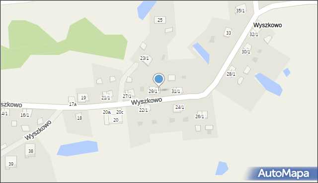 Wyszkowo, Wyszkowo, 29/2, mapa Wyszkowo