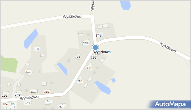 Wyszkowo, Wyszkowo, 32/2, mapa Wyszkowo