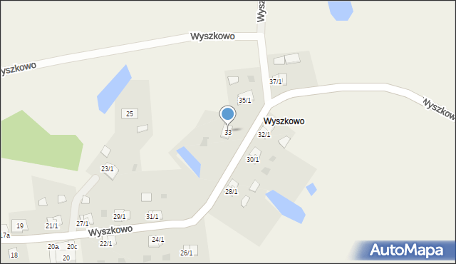 Wyszkowo, Wyszkowo, 33, mapa Wyszkowo