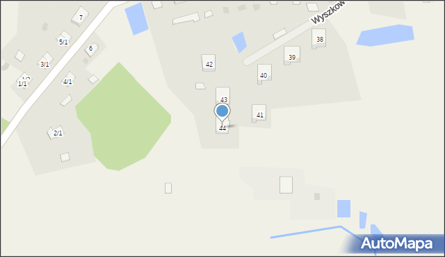 Wyszkowo, Wyszkowo, 44, mapa Wyszkowo