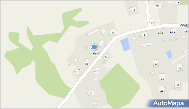 Wyszkowo, Wyszkowo, 5/1, mapa Wyszkowo
