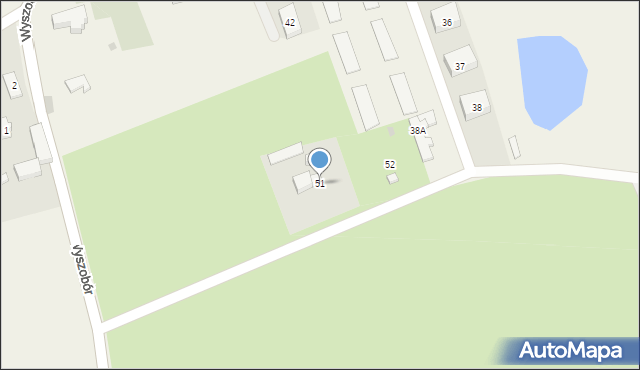 Wyszobór, Wyszobór, 51, mapa Wyszobór