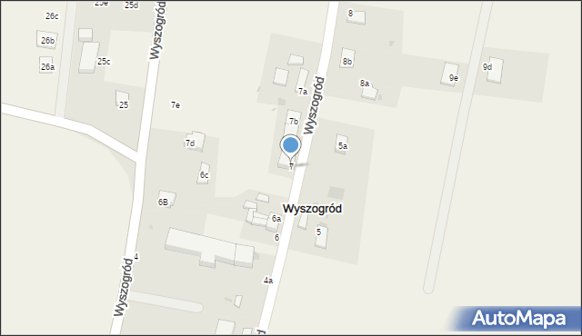 Wyszogród, Wyszogród, 7, mapa Wyszogród