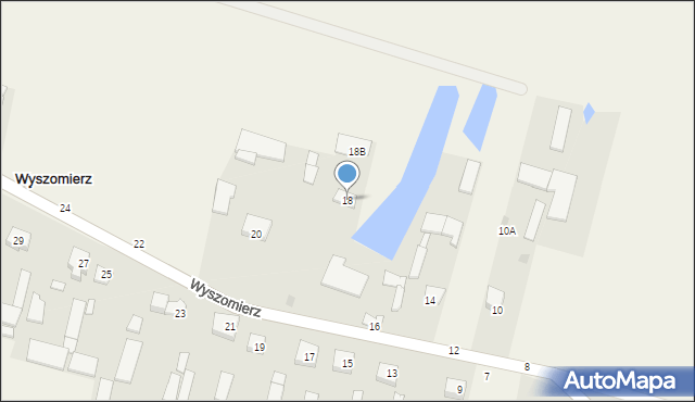 Wyszomierz, Wyszomierz, 18, mapa Wyszomierz