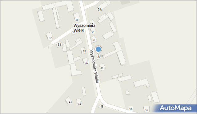 Wyszomierz Wielki, Wyszomierz Wielki, 39, mapa Wyszomierz Wielki