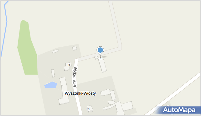 Wyszonki-Włosty, Wyszonki-Włosty, 4, mapa Wyszonki-Włosty