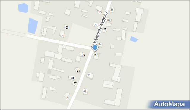 Wyszonki-Wypychy, Wyszonki-Wypychy, 35, mapa Wyszonki-Wypychy