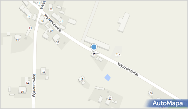Wyszonowice, Wyszonowice, 37, mapa Wyszonowice