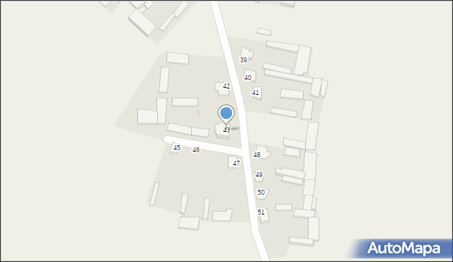 Wyszowate, Wyszowate, 43, mapa Wyszowate