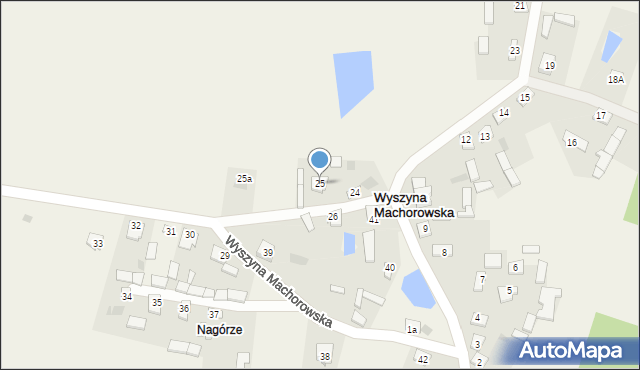 Wyszyna Machorowska, Wyszyna Machorowska, 25, mapa Wyszyna Machorowska