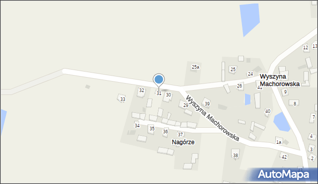 Wyszyna Machorowska, Wyszyna Machorowska, 31a, mapa Wyszyna Machorowska