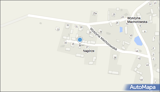 Wyszyna Machorowska, Wyszyna Machorowska, 36, mapa Wyszyna Machorowska