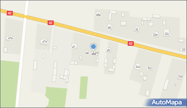 Wyszyna Machorowska, Wyszyna Machorowska, 49a, mapa Wyszyna Machorowska