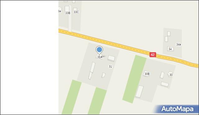 Wyszyna Rudzka, Wyszyna Rudzka, 31A, mapa Wyszyna Rudzka