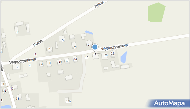 Wytomyśl, Wypoczynkowa, 18, mapa Wytomyśl