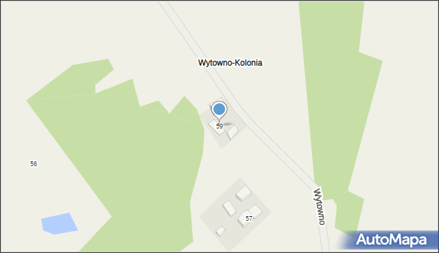 Wytowno, Wytowno, 59, mapa Wytowno