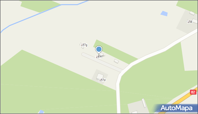 Wytyczno, Wytyczno, 157f, mapa Wytyczno