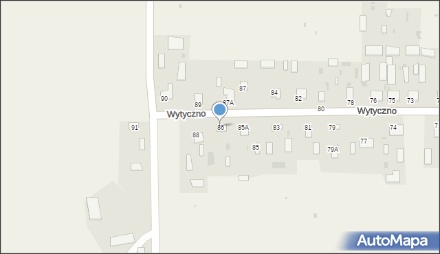 Wytyczno, Wytyczno, 86, mapa Wytyczno