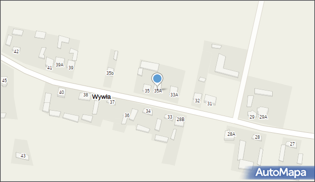 Wywła, Wywła, 35A, mapa Wywła