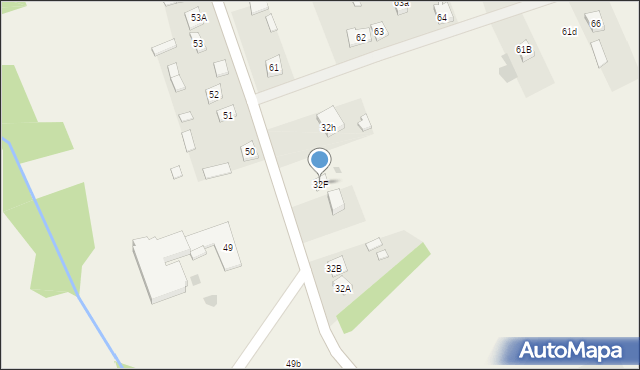 Wywóz, Wywóz, 32F, mapa Wywóz