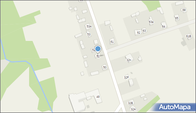 Wywóz, Wywóz, 51, mapa Wywóz