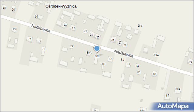 Wyżnica-Kolonia, Wyżnica-Kolonia, 80b, mapa Wyżnica-Kolonia