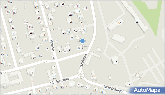 Ząbki, Wyszyńskiego Stefana, ks. kard., 2, mapa Ząbki