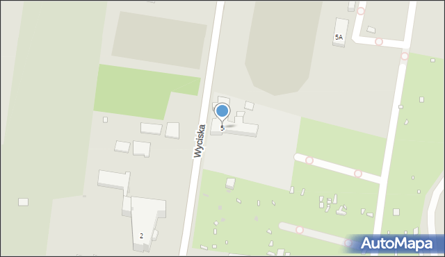 Zabrze, Wyciska Jerzego, 5, mapa Zabrza