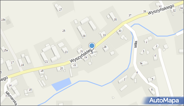 Zaręba, Wyszyńskiego Stefana, ks. prym. kard., 26, mapa Zaręba