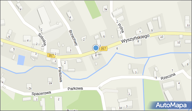 Zaręba, Wyszyńskiego Stefana, ks. prym. kard., 4, mapa Zaręba