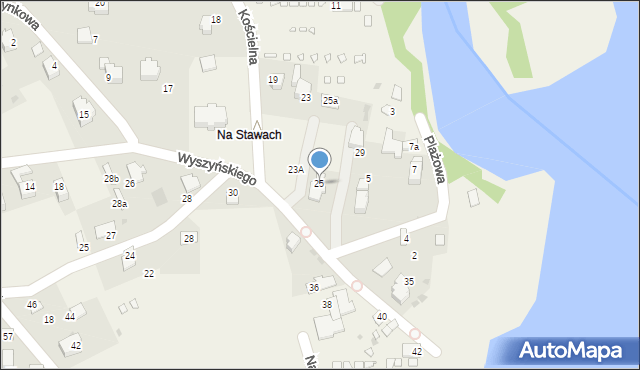 Zarzecze, Wyszyńskiego Stefana, ks. kard., 25, mapa Zarzecze