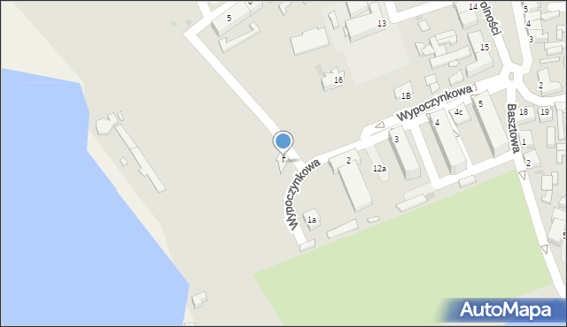 Zbąszyń, Wypoczynkowa, 1, mapa Zbąszyń