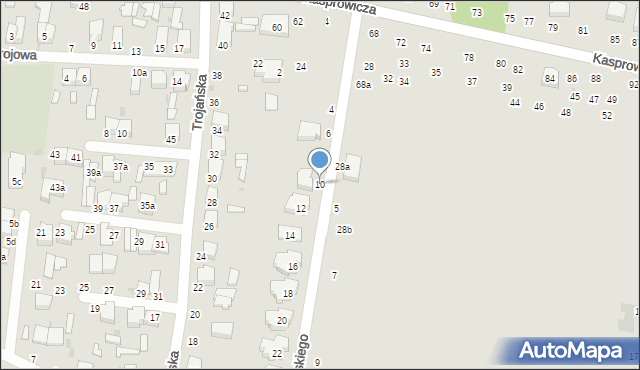 Zgierz, Wyszyńskiego Stefana, ks. kard., 10, mapa Zgierz