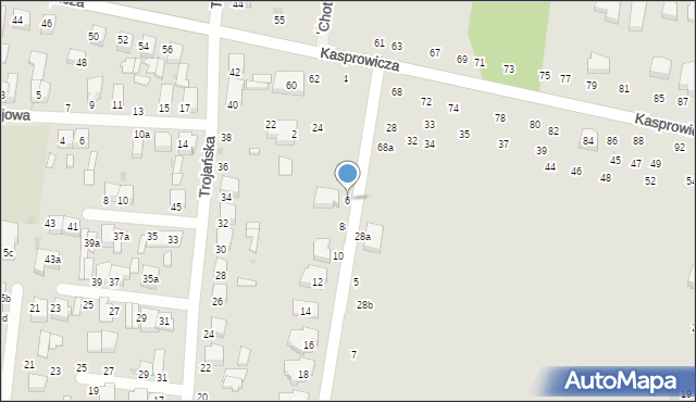 Zgierz, Wyszyńskiego Stefana, ks. kard., 6, mapa Zgierz
