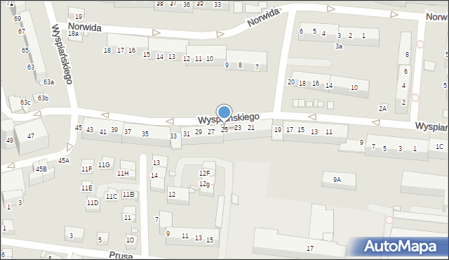 Zgorzelec, Wyspiańskiego Stanisława, 25, mapa Zgorzelec