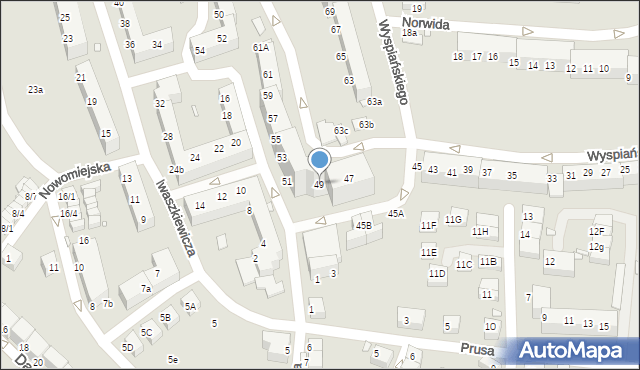 Zgorzelec, Wyspiańskiego Stanisława, 49, mapa Zgorzelec