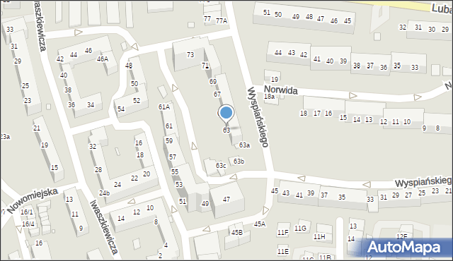 Zgorzelec, Wyspiańskiego Stanisława, 63, mapa Zgorzelec