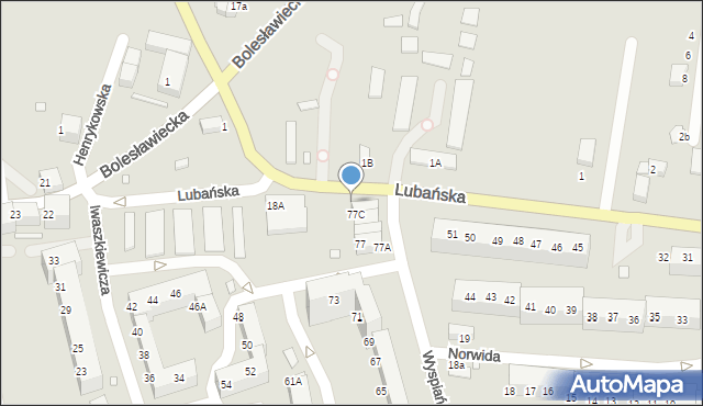 Zgorzelec, Wyspiańskiego Stanisława, 77D, mapa Zgorzelec