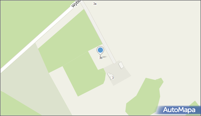 Złotowo, Wybudowanie pod Łukowo, 3b, mapa Złotowo