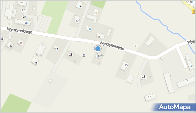 Żurawica, Wyszyńskiego Stefana, ks. kard., 19, mapa Żurawica
